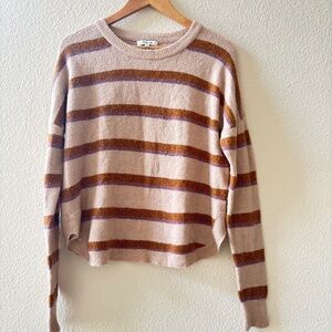 Madewell Wool Alpaca Sweater Striped Size Small